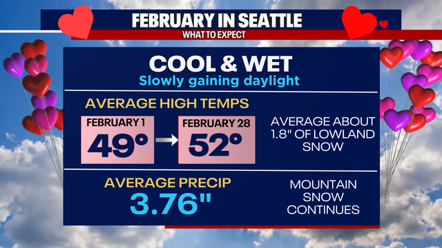 Seattle weather: Turning cooler and drier for Western Washington