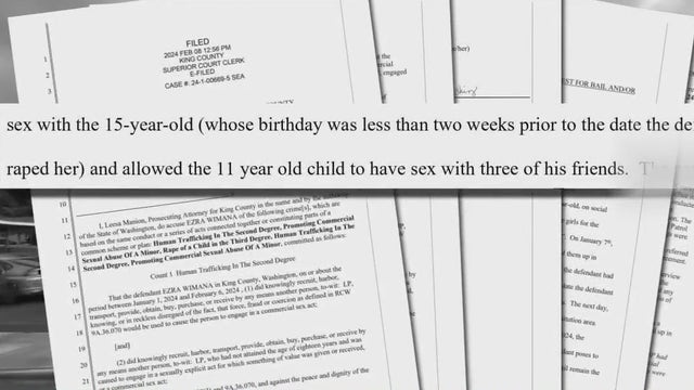 Man arrested, accused of forcing 11 and 15-year-old into sex work on Aurora Ave.