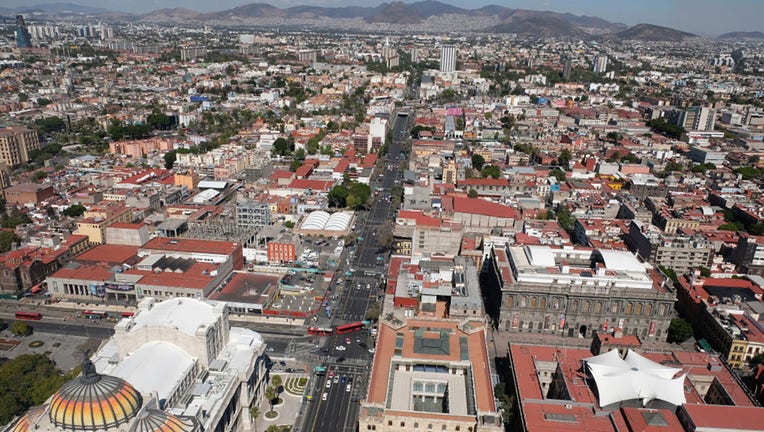 FILE - The city skyline observed from Latin American Tower in the historic city center on Jan. 3, 2023, in Mexico City, Mexico. (Photo by Kaveh Kazemi/Getty Images