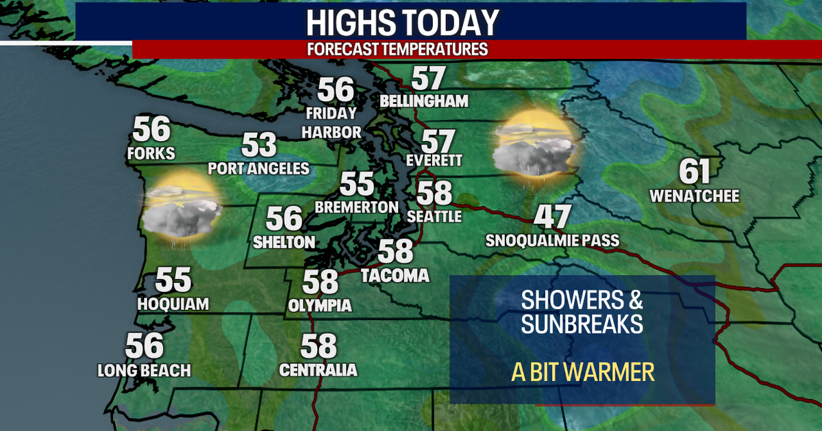 Seattle weather: Showers at times through the weekend | FOX 13 Seattle