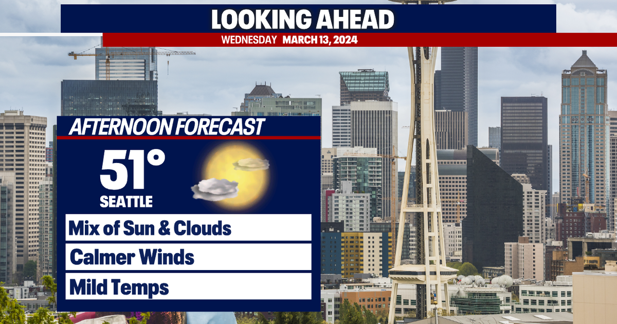 Seattle Weather: Drying out with more sunbreaks Wednesday | FOX 13 Seattle
