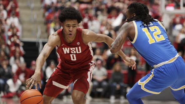 No. 19 Washington State ties school record for conference wins with 77-65 victory over UCLA