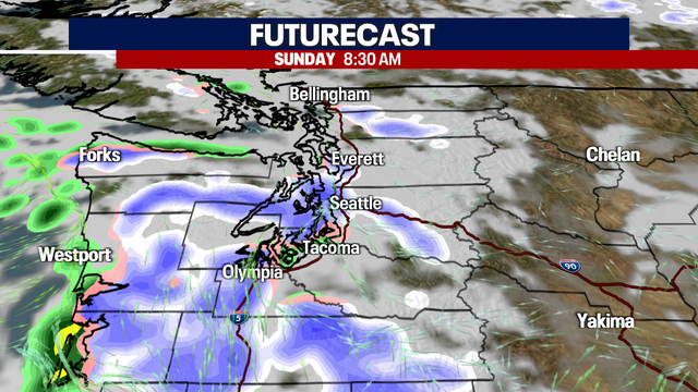 Seattle weather: Chance for rain into the work week