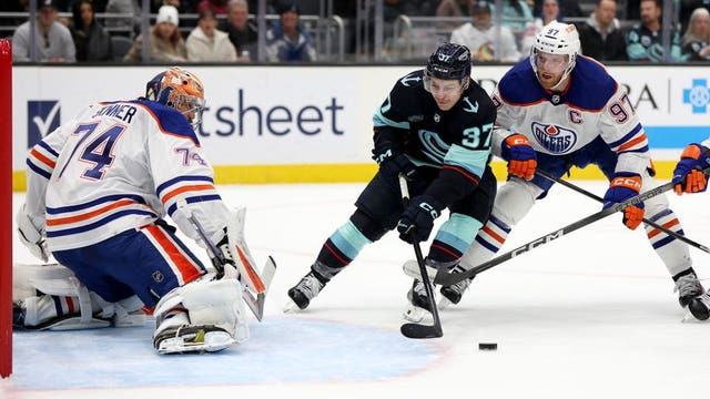 Stuart Skinner's 24 saves thwart Kraken in 2-1 loss to Oilers