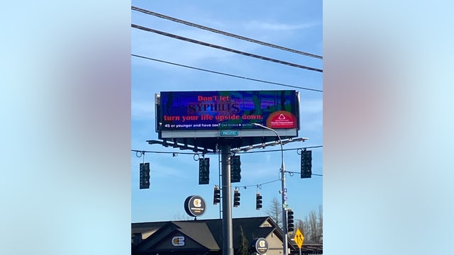 Stranger Things syphilis billboard: Pierce Co. Health Department goes sci-fi to fight rising cases