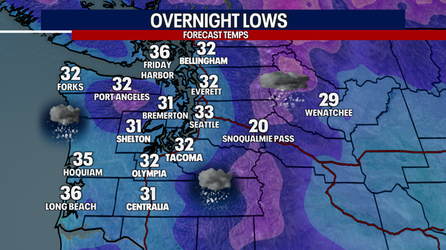 Seattle Weather: Wintry mix possible this weekend