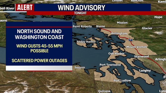 Seattle weather: Stormy Monday night ahead