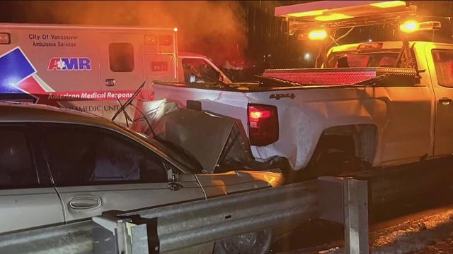 WSDOT workers injured after car crashes through work zone in Federal Way