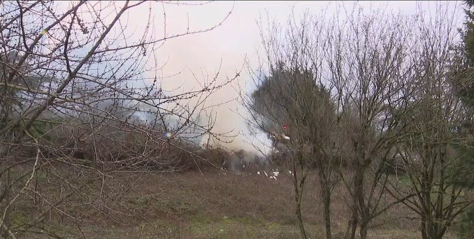 'We had to jump over the flames': Woman describes escaping encampment fire near I-5