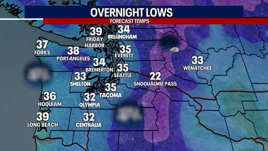 Seattle Weather: Mostly sunny with temps in the 50s Thursday | FOX 13 ...