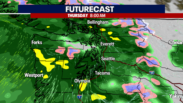Seattle Weather: Wet and cool day Thursday