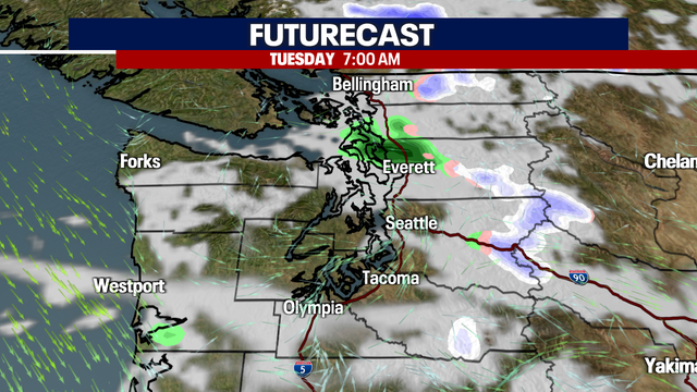 Seattle Weather: A cloudy and cool Tuesday