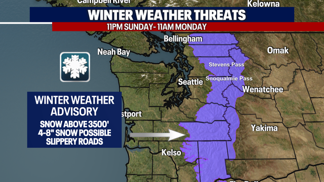 Seattle Weather: Late season snow headed to mountains