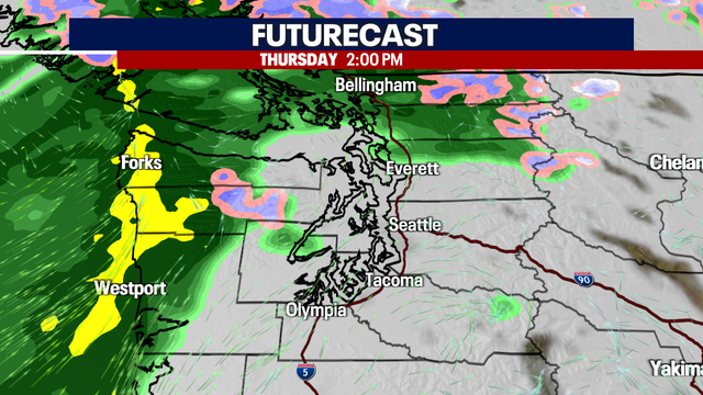 Seattle Weather: Brief return of rain