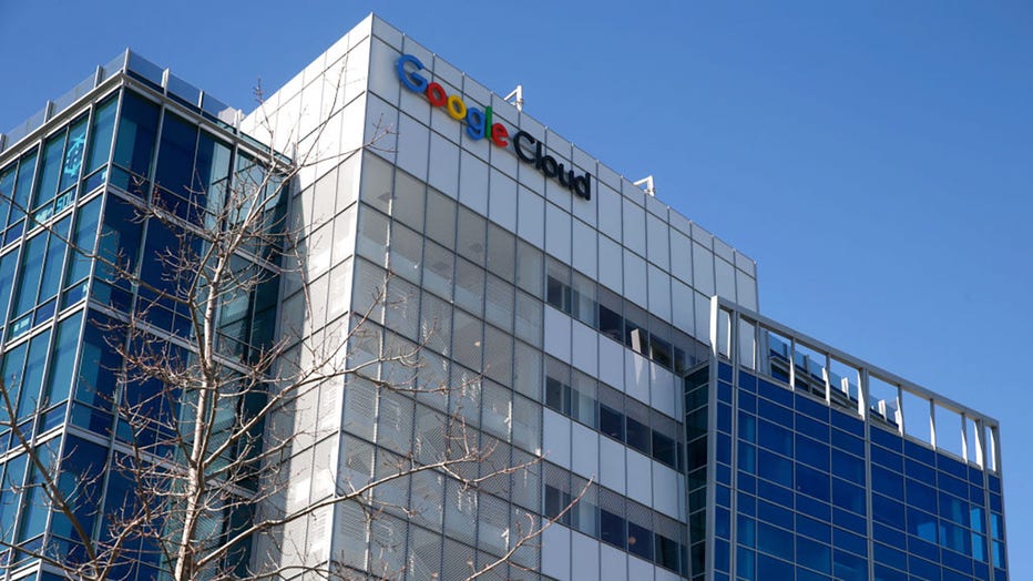 FILE - Google’s Moffett Place campus has several office buildings on Bordeaux Drive in Sunnyvale, Calif. on Feb. 20, 2018. The campus houses the companys Google Cloud division. (Photo By Paul Chinn/The San Francisco Chronicle via Getty Images)