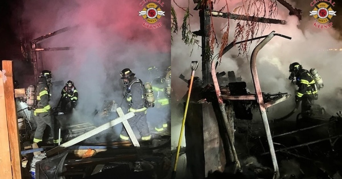 Poulsbo house fire under investigation | FOX 13 Seattle