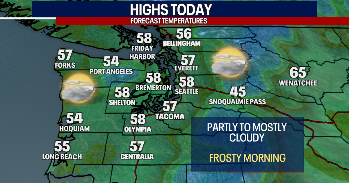 Drier and warmer conditions expected to end the work week in Seattle ...