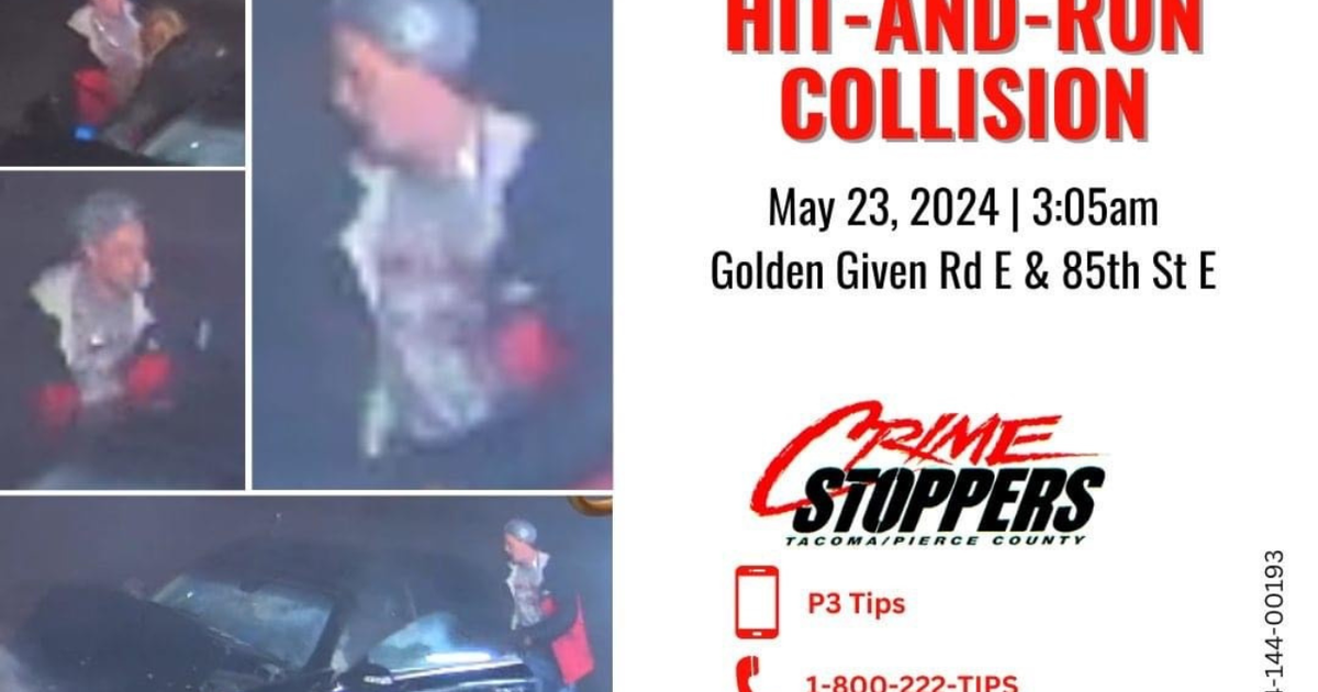 Pierce County detectives looking to ID hit-and-run suspect | FOX 13 Seattle