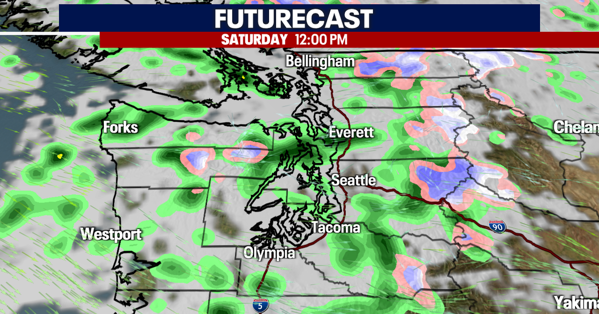 Cool temperatures and wet at times in Seattle the next week | FOX 13 ...