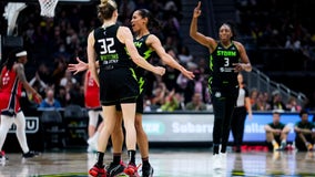 Ogwumike scores 19 to lead 5 in double figures as Seattle Storm beat Mystics 101-69