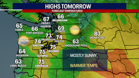 Seattle Weather: Mostly sunny and 70s continue Wednesday