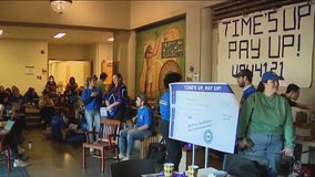 UW student workers hold sit-in protests while calling for a fair contract