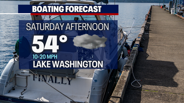 Seattle weather: Soggy start to boating season this weekend