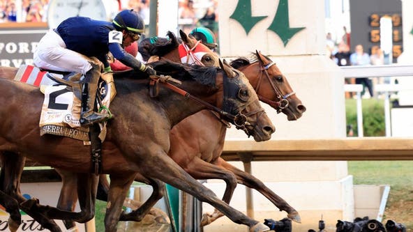 Mystik Dan wins 150th Kentucky Derby by a nose in a 3-horse photo finish