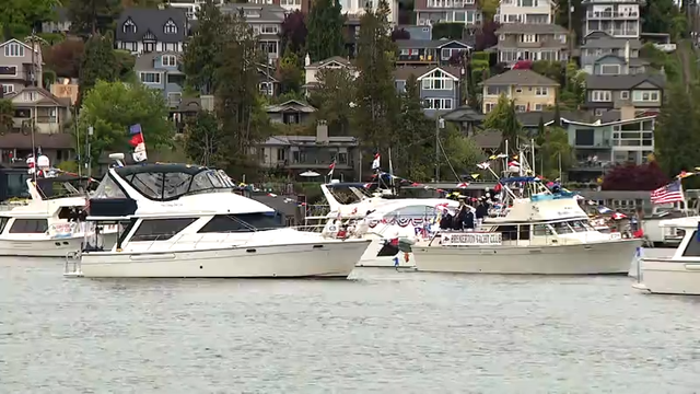 Hundreds gather for the 103rd Opening Day of Boating Season in Seattle