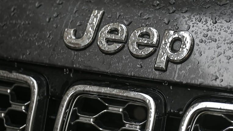 jeep logo on cherokee ahead of ev announcement