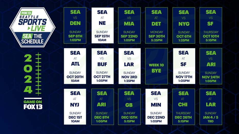 image of 2024 seahawks schedule