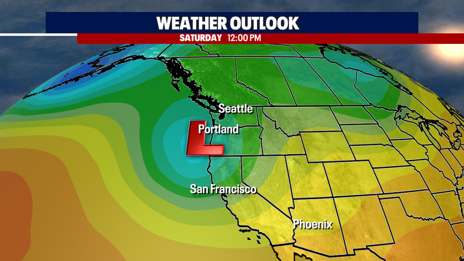 Cooler and wetter pattern setting up for the weekend