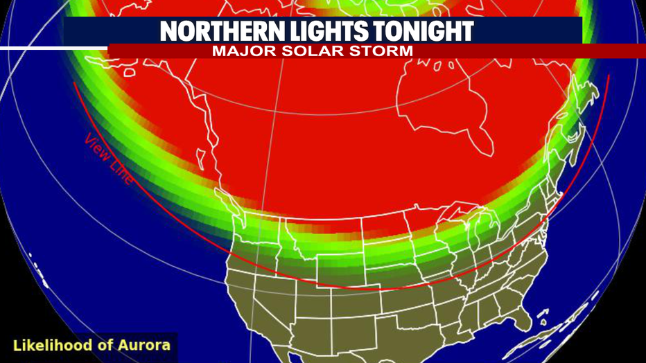 Great chance to see northern lights in Washington Friday night