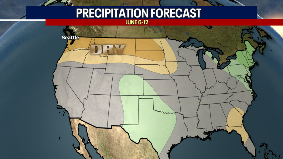 The second week of June will likely be drier than normal in Western Washington