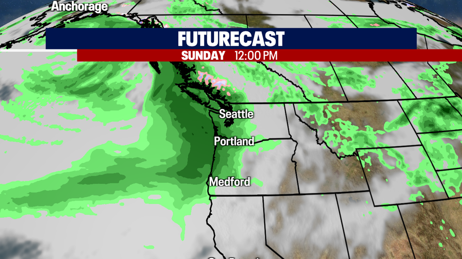 Atmospheric river to hit the Pacific Northwest starting Sunday