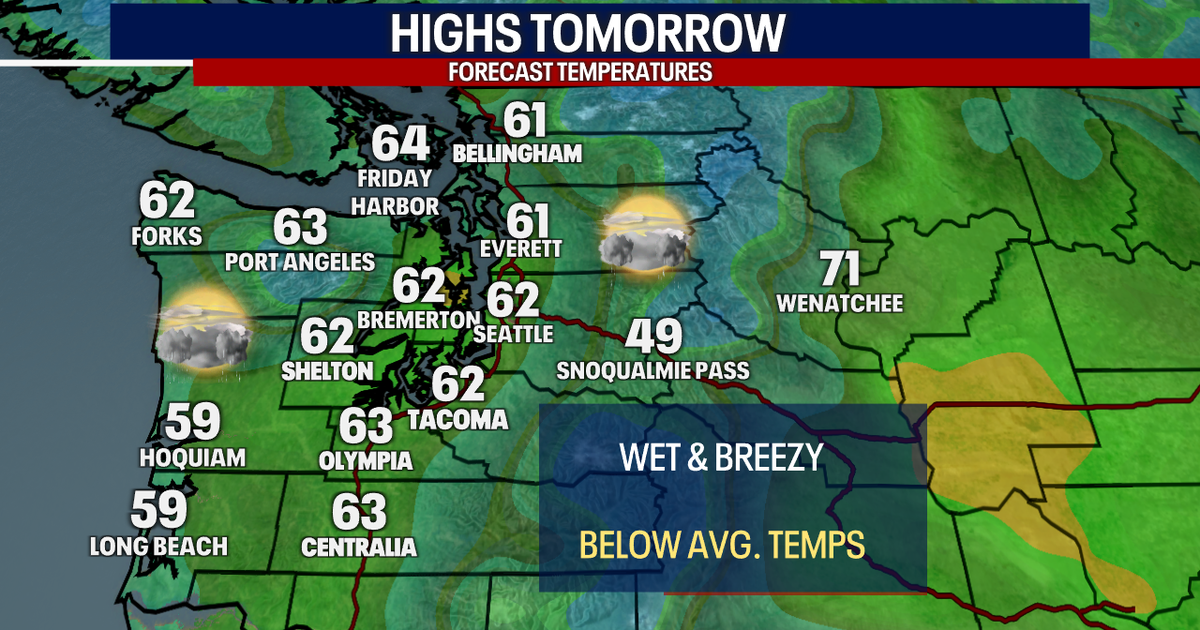 Seattle weather: Gusty winds, heavy rain continue Tuesday | FOX 13 Seattle