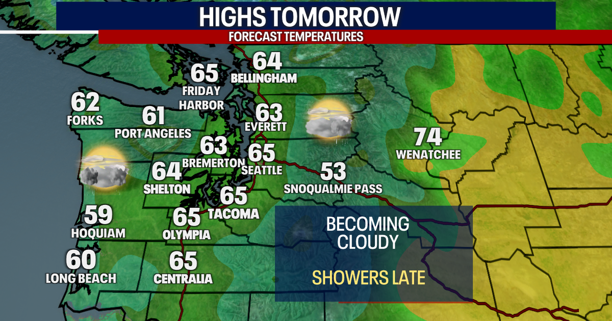 Increasing clouds and light rain in Seattle on Friday | FOX 13 Seattle