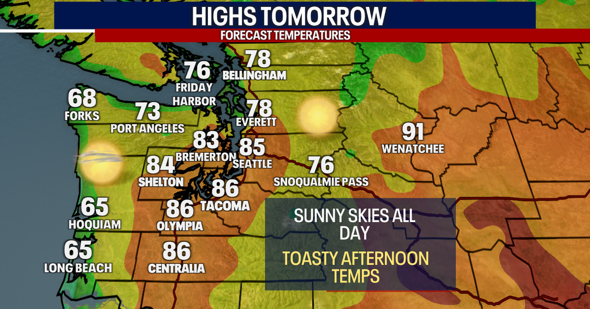 Seattle Weather: Toasty temperatures and sunny skies Friday | FOX 13 ...