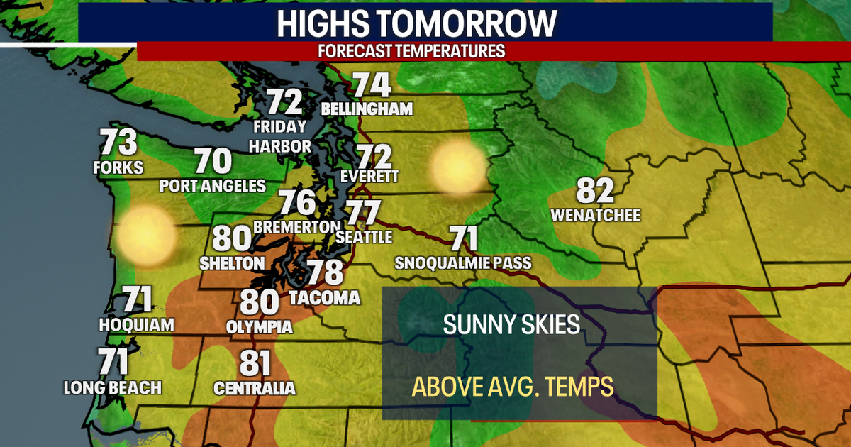 Sunny skies and warmer temperatures Wednesday | FOX 13 Seattle