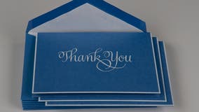High school class president writes 180 thank-you notes for graduates
