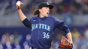 Logan Gilbert's eight shutout innings leads Seattle Mariners to 9-0 win over Marlins