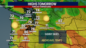 Seattle weather: Sunny skies and warmer temperatures Wednesday