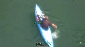 VIDEO: Car thief steals kayak in effort to escape WA troopers