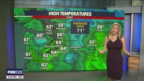 Seattle weather: Few spotty showers Monday, still cooler temps