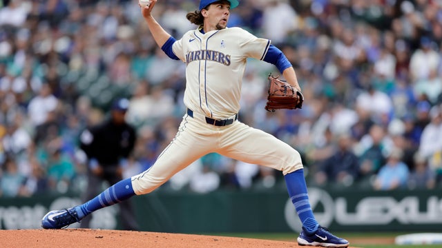 Logan Gilbert strikes out 9, surging Seattle Mariners sweep Rangers 5-0