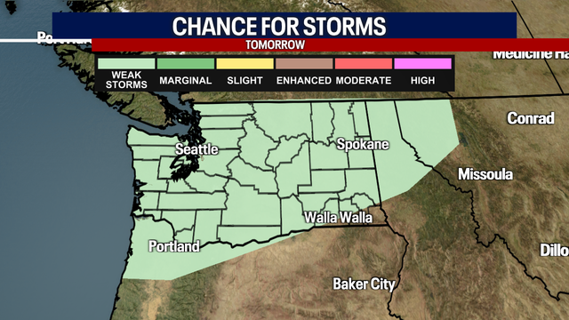 Seattle weather: Rain showers return for Father's Day weekend