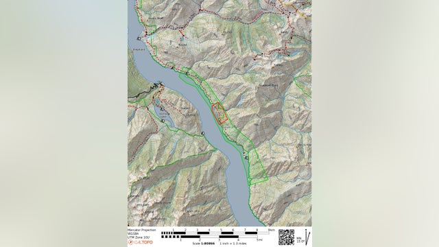 Wildfire breaks out in remote area along shore of Lake Chelan
