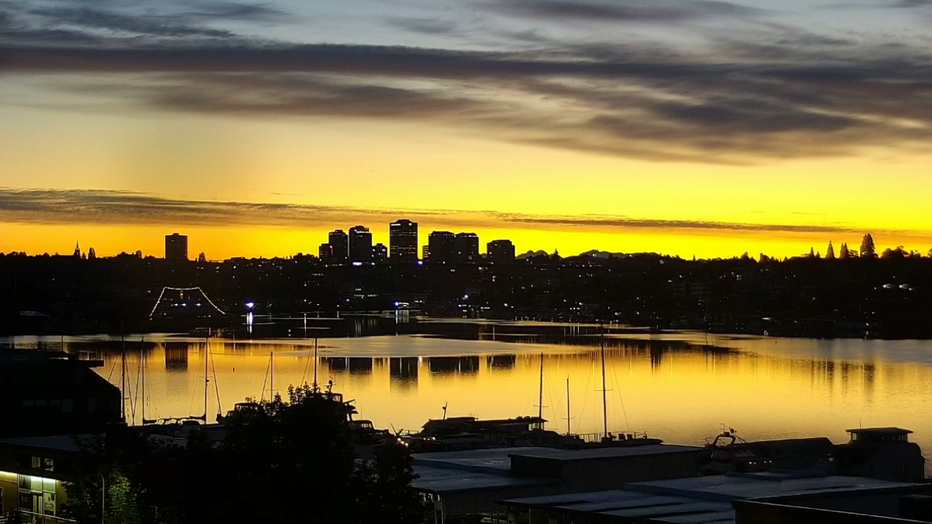 Tuesday morning sunrise in Seattle