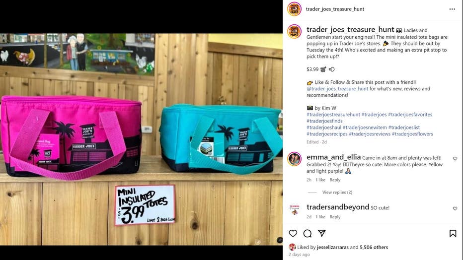 Trader Joe's mini insulated totes generate must-have buzz | FOX 13 Seattle