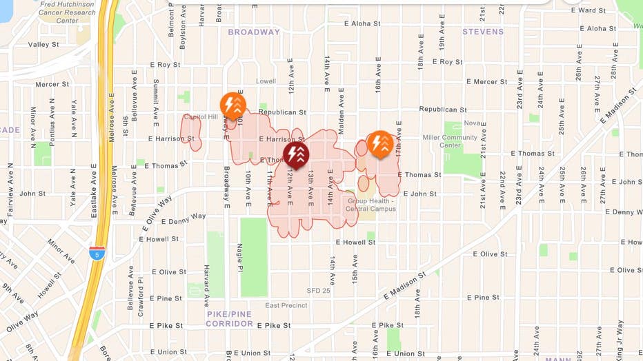 seattle city light power outage map